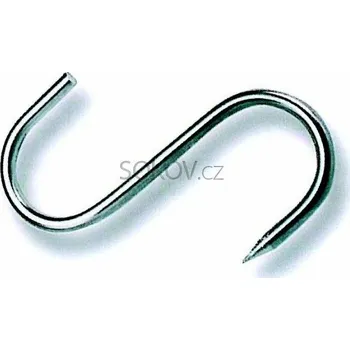Nábytkové kování Hák řeznický nerez 140 x 5 (1 hrot) lesklý