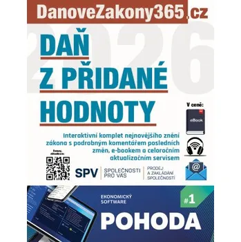 Kniha Zákon o dani z přidané hodnoty 2026 s komentářem změn - Redakční
