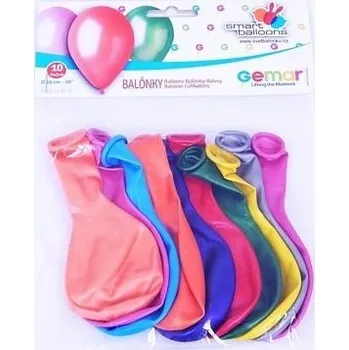 Balónek Balónek naf. GM90-10 ks / PGM90 metal MIX