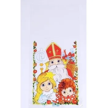 Sáček na potraviny Sáček čirý HODNÝ MIKULÁŠ 19,5 x 40 cm