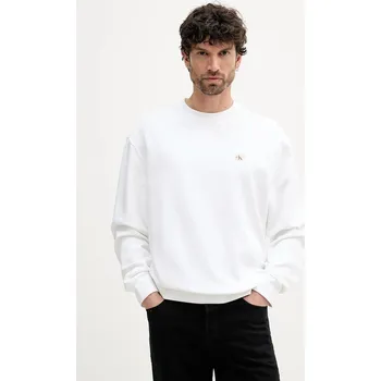 Dámská mikina Mikina Calvin Klein Jeans LV04RC273G bílá 00X, vel. L