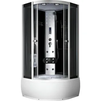 BPS-koupelny Hydromasážní box HYD-Bella 90 SA, 90x90 se saunou