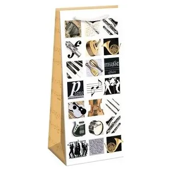 Dárková taška ARGUS Dárková papírová taška na koňak (13 x 29.5 cm) 07770740