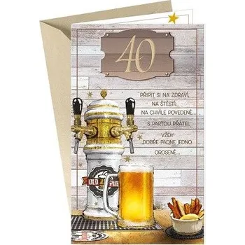 ARGUS Přání k 40.narozeninám 15-6523c40