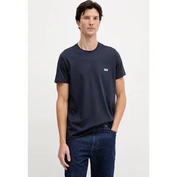 Pánské tričko Bavlněné tričko BOSS T-ShirtRN 365 50531401 modrá 95X, vel. XL