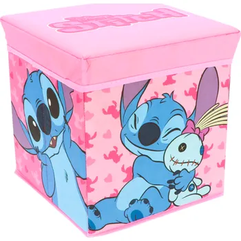 Dětsný nábytek Lilo a Stitch Sedací úložný box Sttich a Scrump