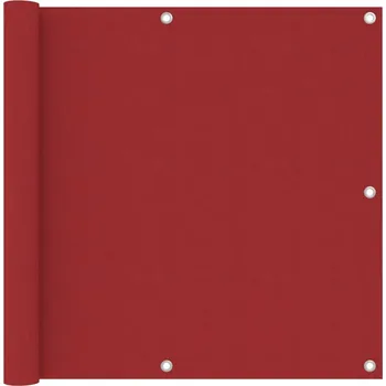 Stínicí technika Balkónová zástěna červená 90 x 300 cm oxfordská látka - 8720286118375