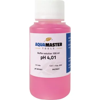 Aqua Master Tools pH 4.01 pufr 100 ml, kalibrační roztok BOX 18 ks