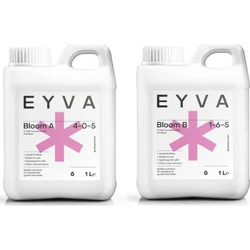 Hnojivo EYVA Liquid Bloom A+B 1 l, základní hnojivo na květ
