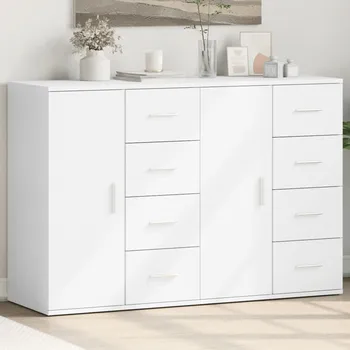 Příborník do zásuvky Příborníky 2 ks bílé 59 x 39 x 80 cm kompozitní dřevo - 8721102595127