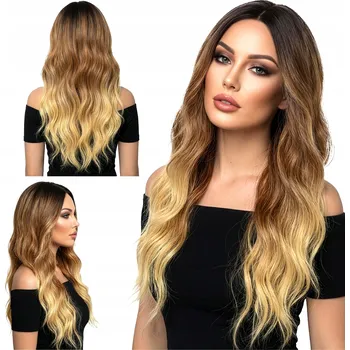 Paruka Paruka dlouhé syntetické blond vlasy Althair dámská