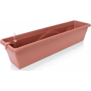 Plastkon samozavlažovací truhlík Extra Line Smart Terakota, 79.5x21x17 cm
