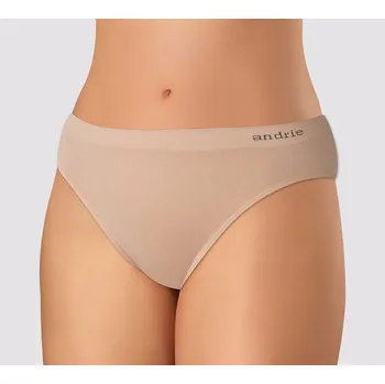 Kalhotky Andrie Dámské bezešvé kalhotky PS 2999 - bílá - M/L