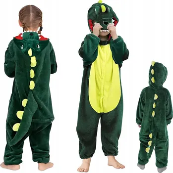 Karnevalový kostým DINOSAURUS KOSTÝM PŘEVLEK PYŽAMO KIGURUMI DĚTSKÝ DRAK 105 110 S