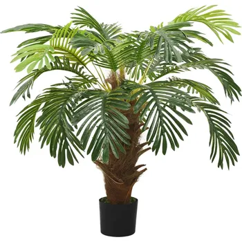 umělá květina Umělý cykas japonský s květináčem 90 cm zelený - 8720286512272