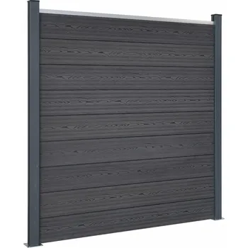 Plot Sada plotových dílců šedá 180 x 186 cm WPC - 8721012315549