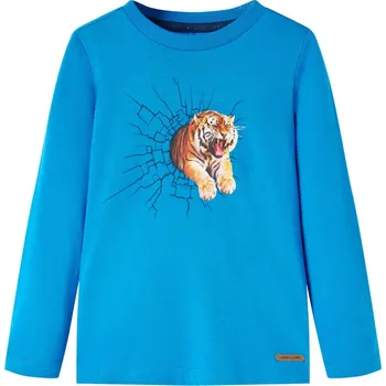 Chlapecké tričko Dětské tričko s dlouhým rukávem kobaltově modré 92 - 8721012028753
