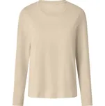 esmara® Dámské triko s dlouhými rukávy s BIO bavlnou (béžová, S(36/38))
