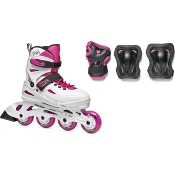Kolečkové brusle Kolečkové brusle Rollerblade Fury Combo Velikost: 36,5-40,5 white/pink