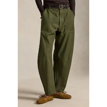 Pánské kalhoty Bavlněné kalhoty Polo Ralph Lauren 211A93147 zelená 91X, vel. 32