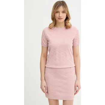 Dámský svetr Svetr Silvian Heach JAIRA GPP26397MA růžová 30X, vel. M