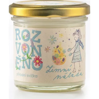 Svíčka Rozvoněno Vonná svíčka - Zimní nálada (130 ml) - pošk. obal