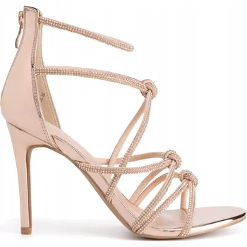 Dámské sandále DeeZee dámské sandály JY017759-1 na jehlovém podpatku, velikost 40