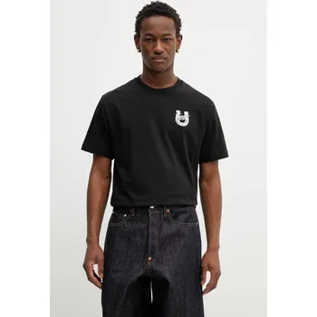 Bavlněné tričko Kenzo FG55TS2204SG černá 99X, vel. S