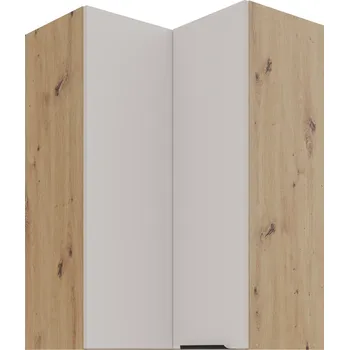 Kuchyňská linka Horní rohová skříňka Solea 60x60 GN-90 2F (90°) Barva korpusu: Dub artisan, Barva dvířek: Kašmír