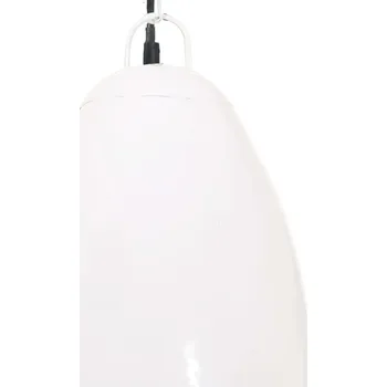 Industriální závěsné svítidlo 25 W bílé kulaté 32 cm E27 - 8720286024461