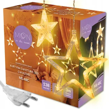 Vánoční dekorace Vánoční osvětlení na stromeček Moon In The Room pro vnitřní použití 3 m, 101 - 200 světýlek