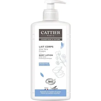 Cattier Paris – Organické modelující tělové mléko s aloe vera a onagre – 500 ml (1 balení)