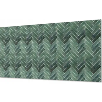 vinylová podlaha Vinylová Podlaha Samolepicí S Potiskem Vzor Rybí Kost 3D 100x50 cm