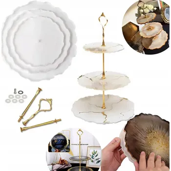 Nádoba na pečení FS-210 Silikonová forma na pryskyřici Talíř Sada