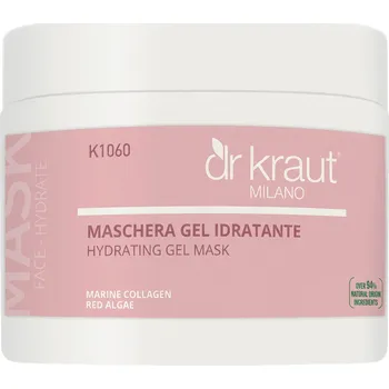 Pleťová maska Dr. Kraut hydratační gelová maska 500 ml - S kolagenem a červenou řasou