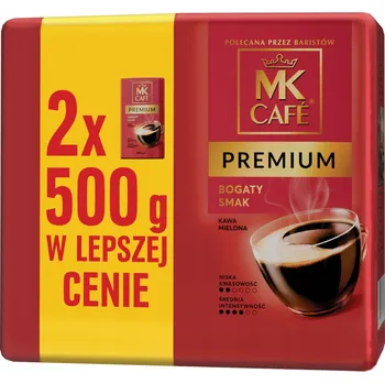 Káva Mletá káva MK Cafe Premium 1kg (2x500g)