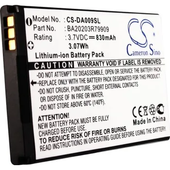 Baterie Cameron Sino CS-DA009SL pro Creative Zen Micro Photo - neoriginální