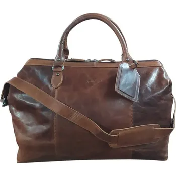 Cestovní taška Justified cestovní kožená taška hnědá 12.135201 brown