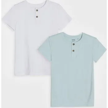 Sinsay - Trička 2 kusy - světle modrá - 743DN-50X - 743DN-50X-110