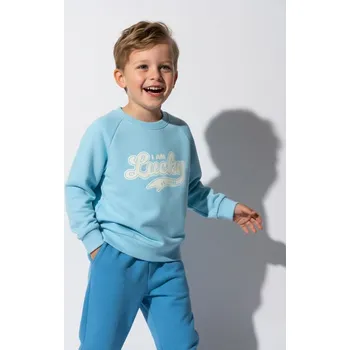 Chlapecká mikina Sinsay - Mikina s kulatým výstřihem - světle modrá - 447GV-50X - 447GV-50X-128