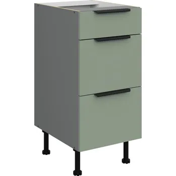Kuchyňská skříňka Kuchyňská skříňka se šuplíky LUNARA - šířka 40 cm, zelená / antracit