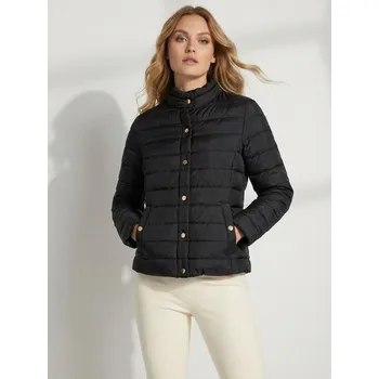 Dámský kabát Sinsay - Prošívaná bunda se stojáčkem - černá - 414HC-99X - 414HC-99X-L