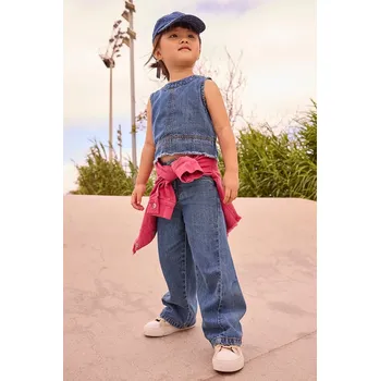 Dívčí džíny Dětské rifle Mayoral 3590.6H.Mini.PPY2 modrá 55X, vel. 98