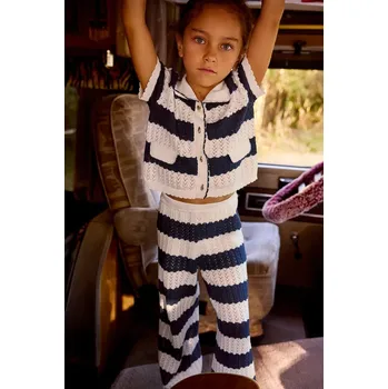 Oblečení a móda Dětská bavlněná souprava Mayoral 3595.6C.Mini.PPY2 námořnická modř 59X, vel. 134