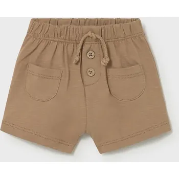 Dětské bavlněné šortky Mayoral Newborn 1273.1R.Newborn.PPY2 hnědá 82X, vel. 86