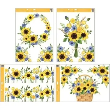 Okenní dekorace Dekorace okenní fólie slunečnice 35 x 50 cm (6908)