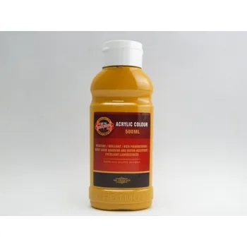 Výtvarná barva KOH-I-NOOR Barva akrylová 500ml okr 0600