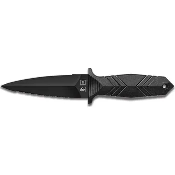 Multifunkční nůž Nůž TB OUTDOOR Protecteur Black Boot Knife Kydex Sheath Barva: černá