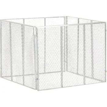 Kompostér Zahradní kompostér 100 x 100 x 77 cm pozinkované železo - 8719883834504