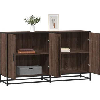 Příborník do zásuvky Příborník hnědý dub 134 x 35 x 76 cm kompozitní dřevo - 8721102923258